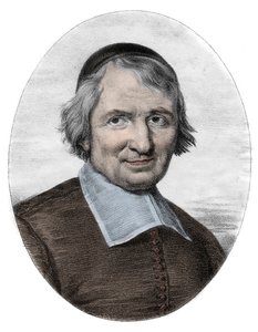 Portret van Antoine Arnauld (1612-1694), Franse priester, theoloog, filosoof en wiskundige, lid van de Jansenisten