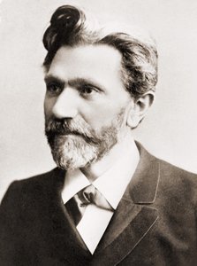 Portret van August Bebel (1840-1913), Duitse politicus door Unknown artist