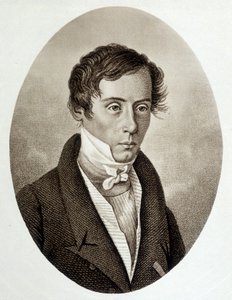 Portret van Augustin Fresnel (1788-1827), Franse natuurkundige. door Unknown artist