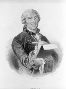 Portret van Buffon (1707 - 1788), Franse natuuronderzoeker en schrijver. door Unknown artist