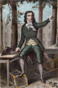 Portret van Camille Desmoulins (1760-1794), politicus tijdens de Franse Revolutie