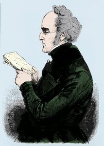 Portret van Charles Fourier, Franse socialistische theoreticus