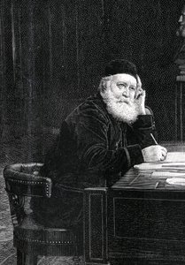 Portret van Charles Gounod (1818-1893), Franse componist. door Unknown artist