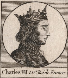 Portret van Karel VII (1403-1461), koning van Frankrijk