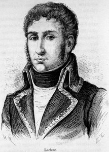 Portret van Charles Victor Emmanuel Leclerc (1772-1802), Franse generaal, hij sloot zich aan bij Bonaparte bij het beleg van Toulon in 1793 en trouwde met Marie-Paulette genaamd Pauline Bonaparte in 1797