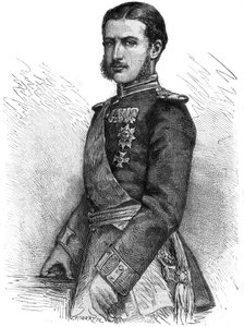 Portret van Charles de Hohenzollern (1839-1914), prins van Roemenië, later koning Charles I (Carol I) door Unknown artist