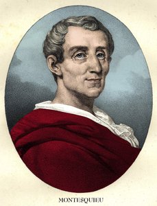 Portret van Charles de Secondat, Baron De La Brède en Montesquieu (1689 - 1755)