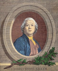 Portret van Christoph Willibald, ridder VON GLUCK (1714-1787) Duitse componist door Unknown artist