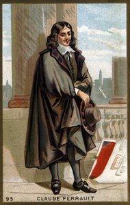 Portret van Claude Perrault (1613 - 1688) Franse architect, arts en natuurkundige door Unknown artist