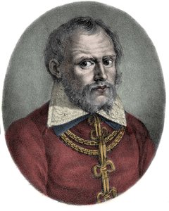 Portret van Cypriano de Rory of Cipriano de Rory (1515-1565) Vlaamse componist door Unknown artist