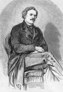 Portret van Daniel Dunglas Home (1833-1886) medium tartan door Unknown artist