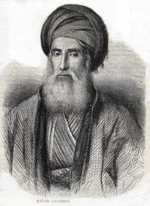 Portret van David Sassoon 1792-1865
