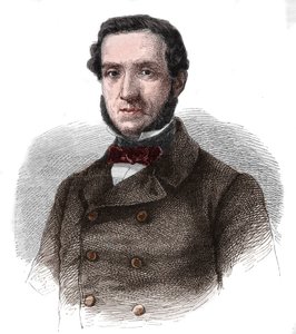 Portret van Edouard Drouyn de Lhuys (1805-1881) Franse diplomaat en politicus door Unknown artist