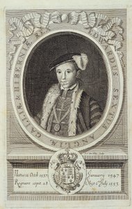 Portret van Edward VI in 