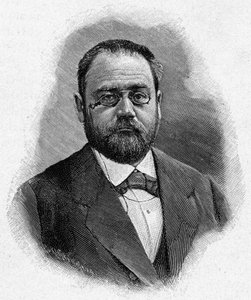 Portret van Emile Zola door Unknown artist