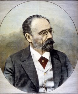 Portret van Emile Zola door Unknown artist