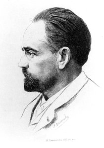 Portret van Emile Zola door Unknown artist