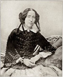 Portret van Emma Roberts, enkele maanden verloofd met de Italiaanse patriot Giuseppe Garibaldi (1807-1882). Naar een foto. Privécollectie door Unknown artist