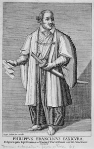 Portret van Filippo Francesco Faxicura door Unknown artist