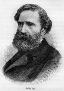 Portret van Félix Pyat. Franse schrijver, journalist en politicus. 1810-1889 door Unknown artist