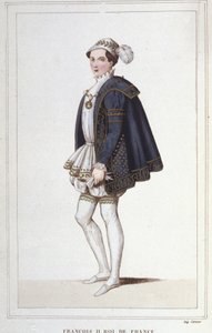 Portret van Frans II (1544 - 1560), koning van Frankrijk door Unknown artist