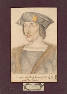 Portret van François I de La Rochefoucauld, graaf van La Rochefoucauld door Unknown artist