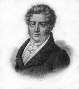 Portret van François Adrien Boieldieu (1775-1834), Franse componist, gravure uit de 19e eeuw door Unknown artist