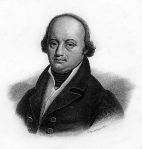 Portret van Franz-Joseph Gall (1758 - 1828), Duitse arts, gravure 19e eeuw