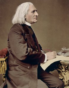 Portret van Franz Liszt (1811-1886), Hongaars componist, pianist en dirigent door Unknown artist