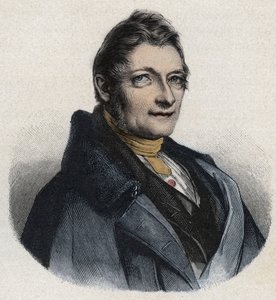 Portret van Franz Xaver Gabelsberger, Engelse uitvinder door Unknown artist