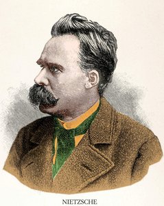Portret van Friedrich Nietzsche (1844 - 1900)