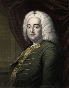 Portret van George Frederick Handel (Georg Friedrich Handel)