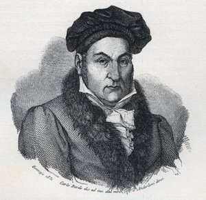 Portret van Giandomenico Romagnosi, Italiaanse filosoof en advocaat door Unknown artist