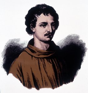 Portret van Giordano Bruno (1548 - 1600)
