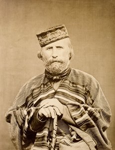 Portret van Giuseppe Garibaldi (1807-1882) 1865 door Unknown artist