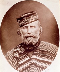 Portret van Giuseppe Garibaldi