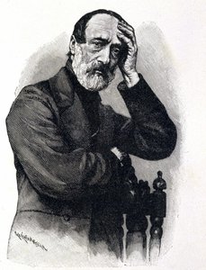 Portret van Giuseppe Mazzini (1805 - 1872), Italiaanse patriot en revolutionair
