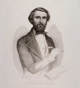 Portret van Giuseppe Verdi door Unknown artist