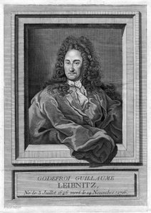 Portret van Gottfried Wilhelm Leibniz (1646 - 1716) door Unknown artist