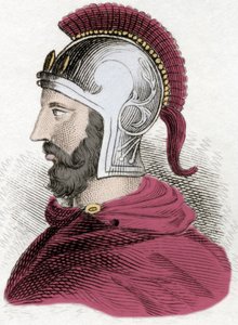 Portret van Hannibal of Annibal Barca (ca. 247-183 v.Chr.), Carthaagse generaal en staatsman. door Unknown artist