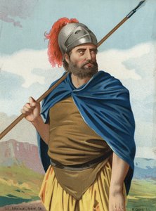 Portret van Hannibal, Carthaagse oorlogsman (247 v.Chr. - 183 v.Chr.). Naar 