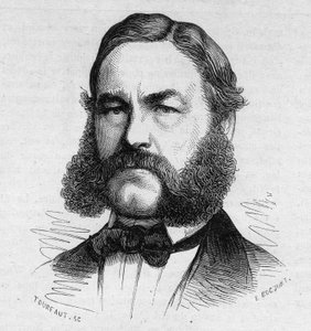 Portret van Henri (Heinrich) Barth Duitse reiziger en ontdekkingsreiziger 1821-1865. door Unknown artist