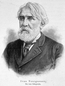Portret van Ivan Turgenjev (1818-1883) door Unknown artist