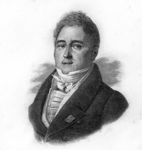 Portret van Jacques Laffitte (1767-1844), Franse bankier en politicus, gravure uit de 19e eeuw