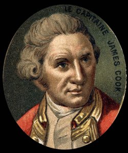 Portret van James Cook (1728-1779), Britse navigator door Unknown artist