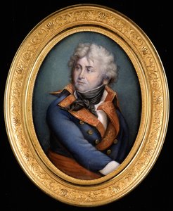 Portret van Jean Baptiste Kléber (1753 - 1800). 19e-eeuws schilderij