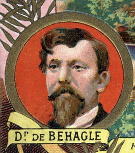 Portret van Jean Ferdinand van Behagle, ontdekkingsreiziger uit de 19e eeuw
