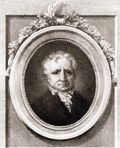 Portret van Jean Honoré Fragonard, Franse schilder (1732 - 1806)