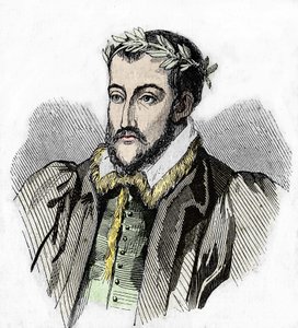 Portret van Joachim du Bellay. Franse dichter (Château du Liré, Maine-et-Loire)