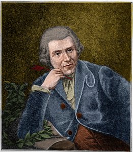 Portret van Johann Wilhelm Ludwig Gleim (1719-1803) Duitse dichter. door Unknown artist